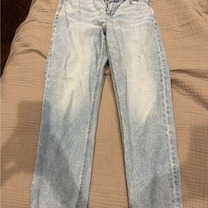 American Eagle Outfitters Light Blue Straight Leg Jeans